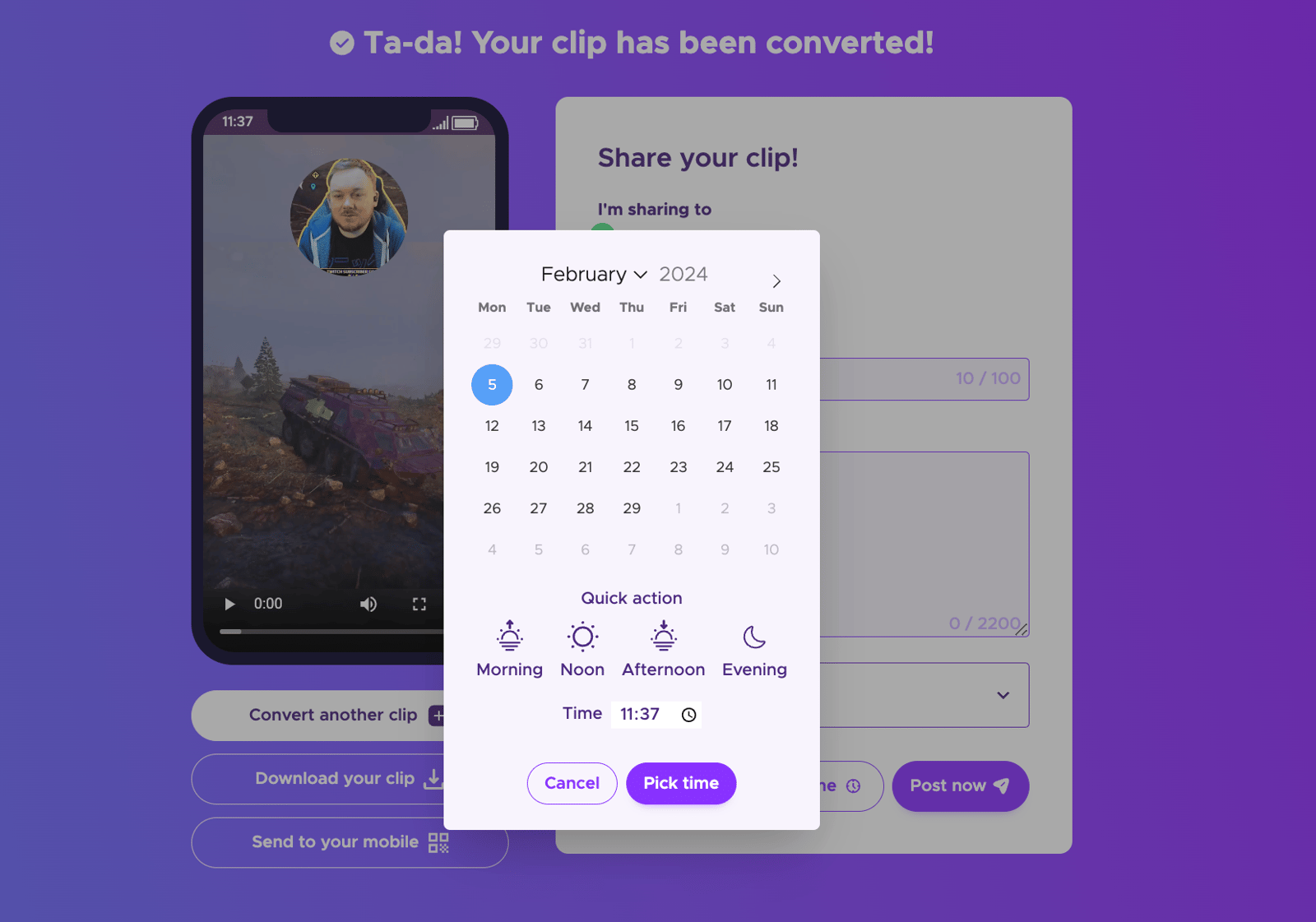 1. Develop a schedule and stick to it