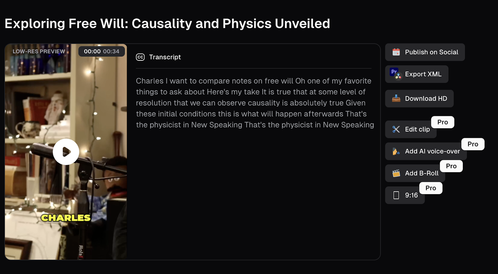 Multiple Clip Rendering