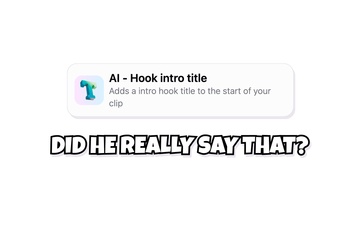 AI-generated options