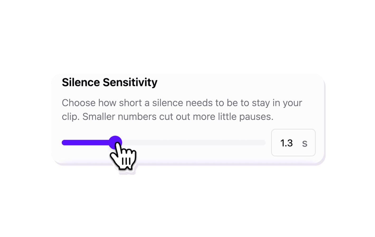 Adjustable sensitivity