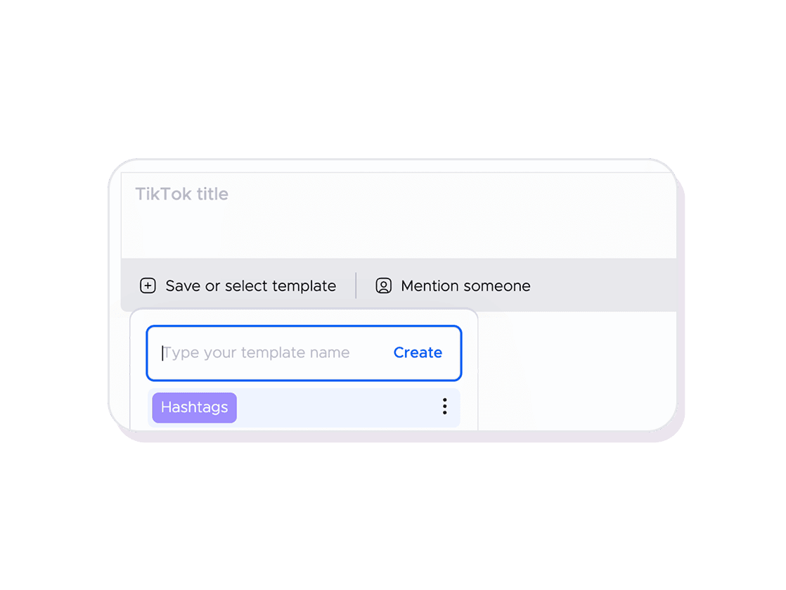 Pick clips and schedule