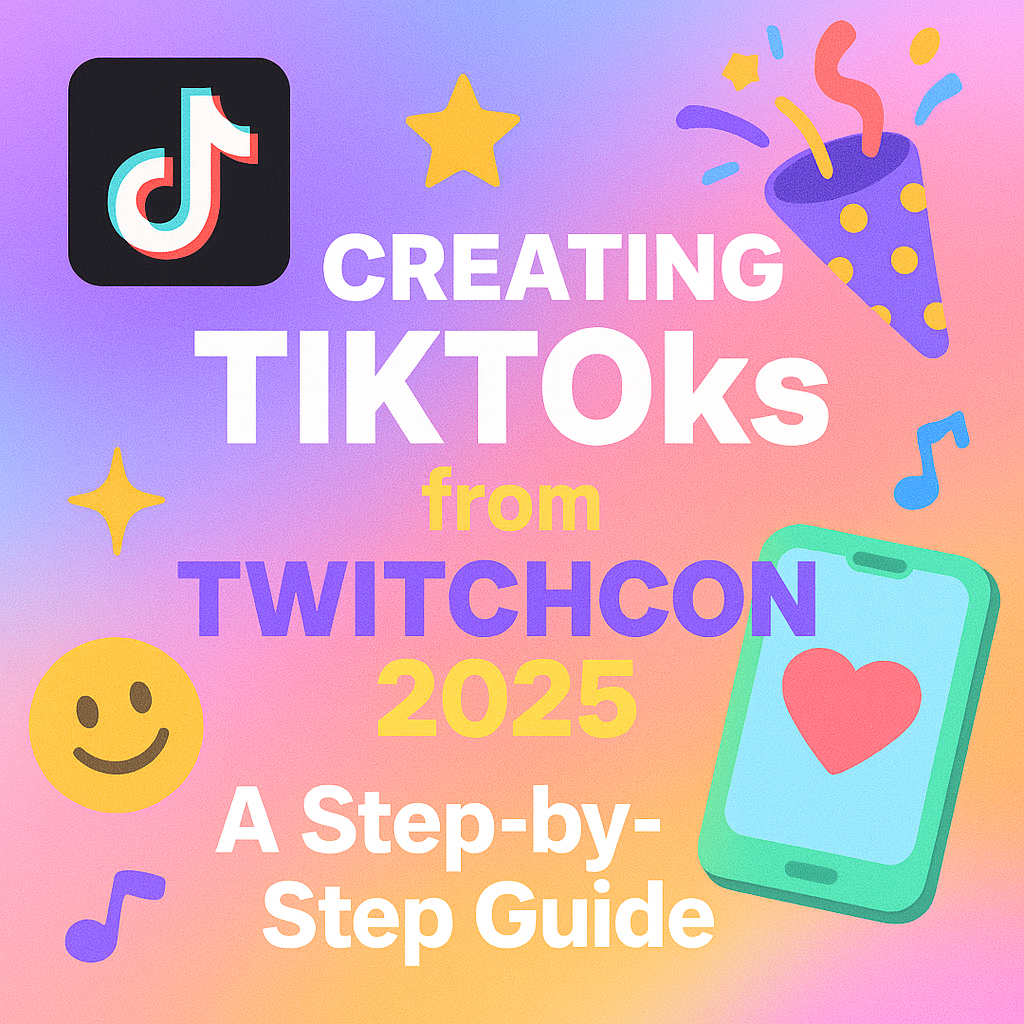 Creating TikToks from TwitchCon 2025: A Step-by-Step Guide