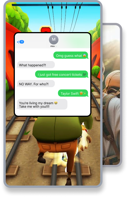 Create Free Fake Text Message Videos Online interface