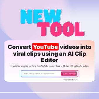 ClipGOAT - AI Viral Clips from YouTube Videos